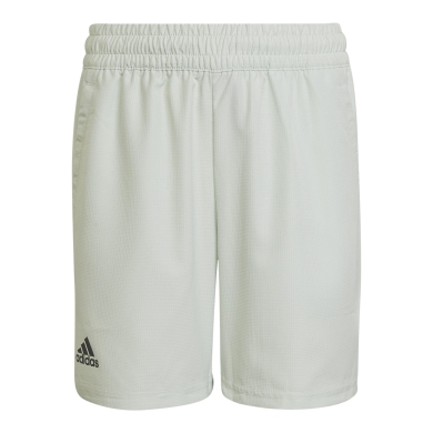 adidas Tennishose Short Club Logo #22 hellgrün Jungen